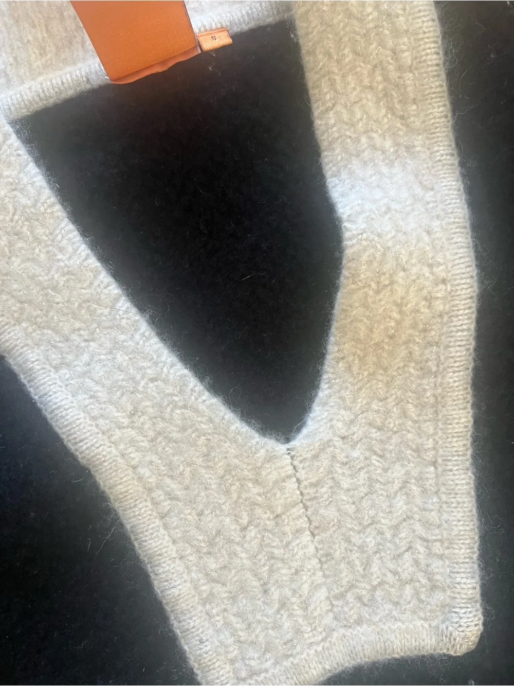Tory Burch Black Cashmere Tunic Sweater • SM